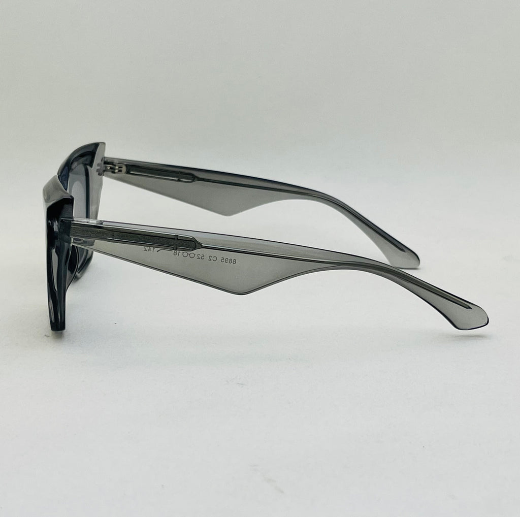 Noir Oversized Cateye