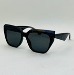 Noir Oversized Cateye