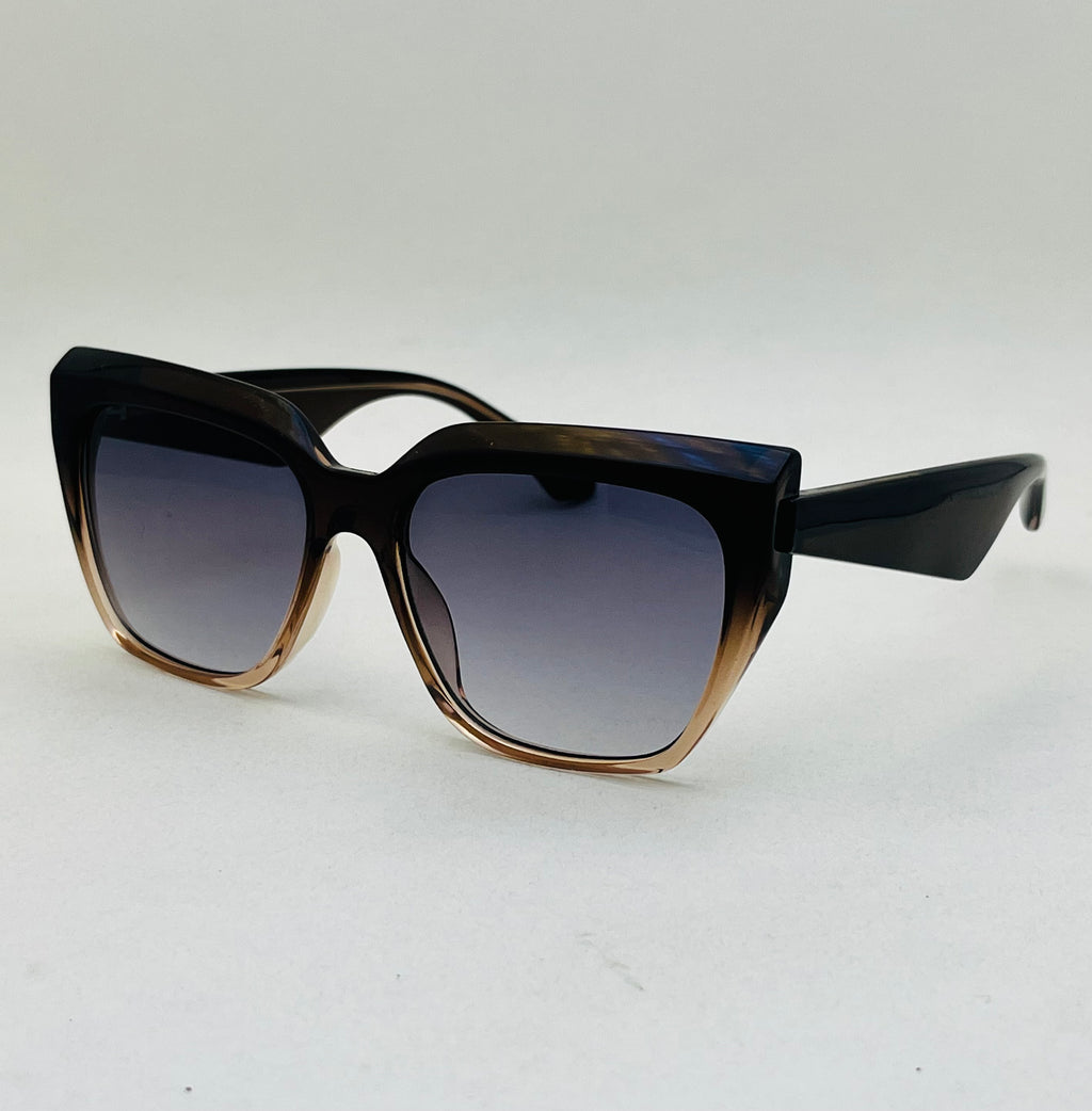 Noir Oversized Cateye
